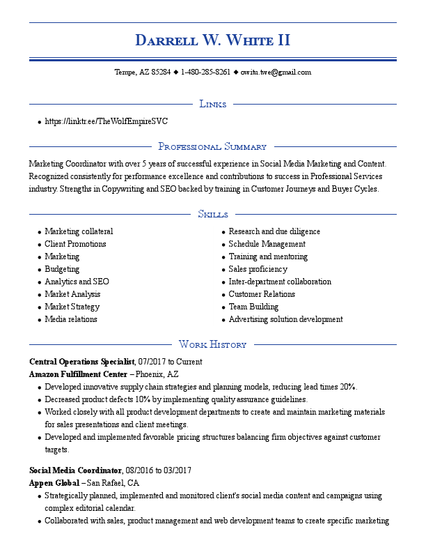 Darrell W White II Resume Marketing Coordinator.pdf