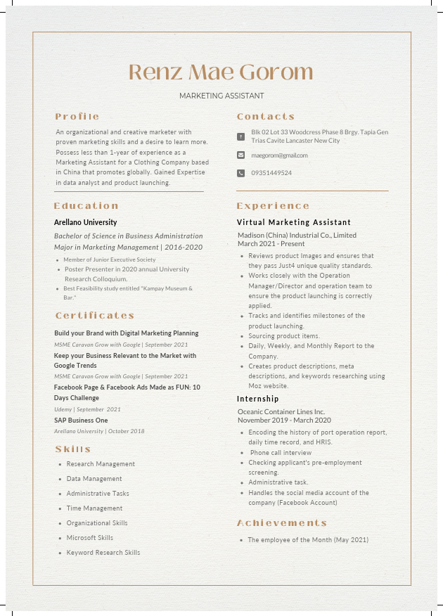 Renz Mae Gorom CV .pdf