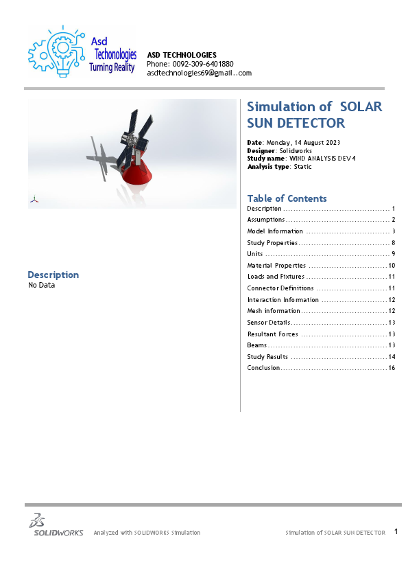 SOLAR SUN DETECTOR WIND LOAD ANALYSIS DEV 2.pdf