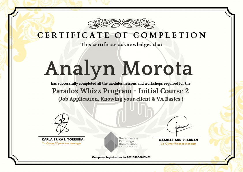 Initial Course 2 Certificate Analyn Morota .pdf