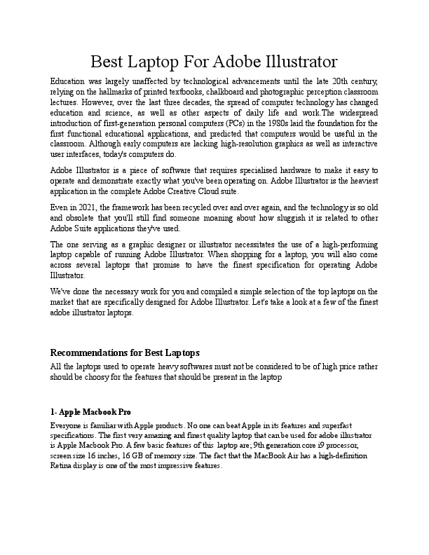 Ahtish - Best Laptop For Adobe Illustrator.pdf