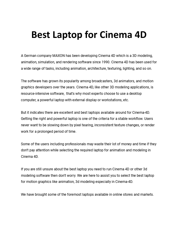 Ahitsham - Best Laptops For Cinema 4D.pdf