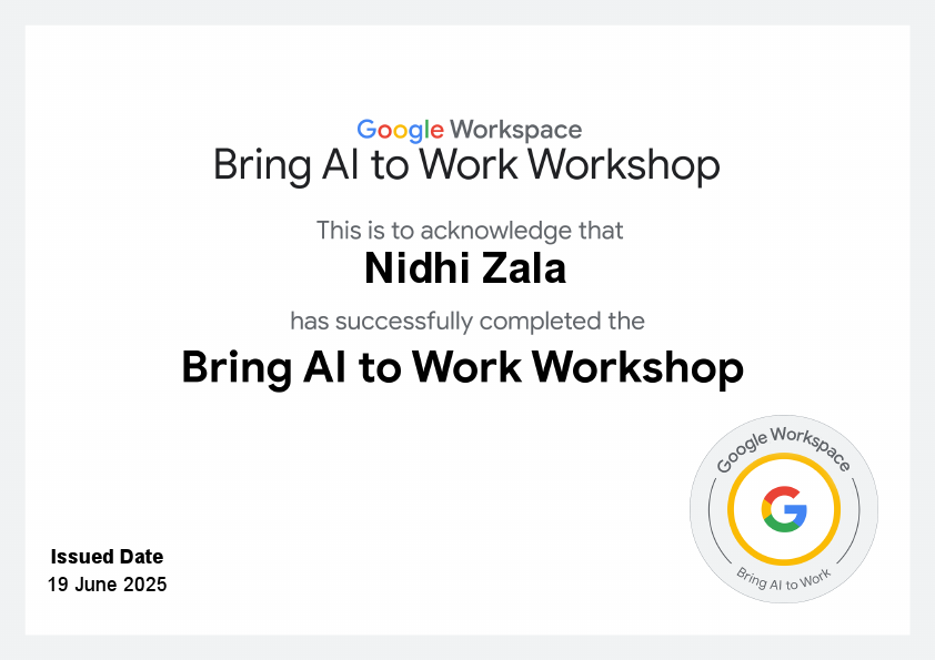 AI to Work Workshop certificate by Google.pdf