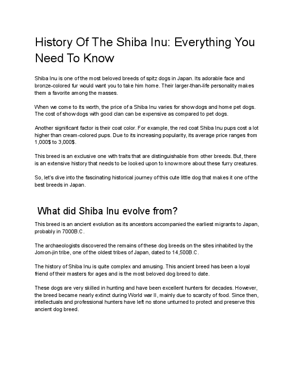 History Of The Shiba Inu_ Everything You Need To Know Updated.pdf