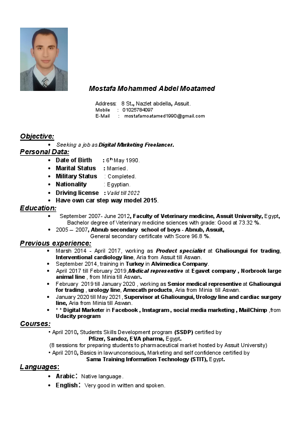Mostafa CV digital marketer.pdf