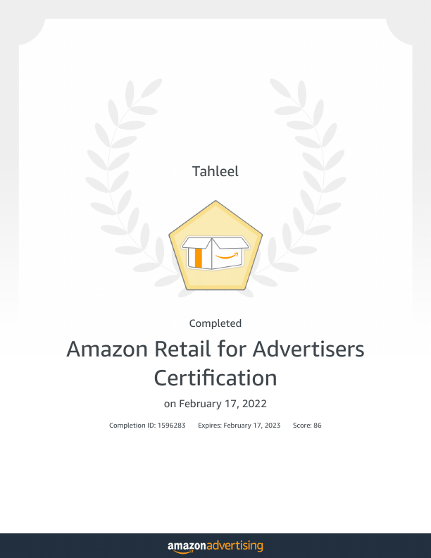 Amazon retail for advertisers Certification _ Learning console.pdf