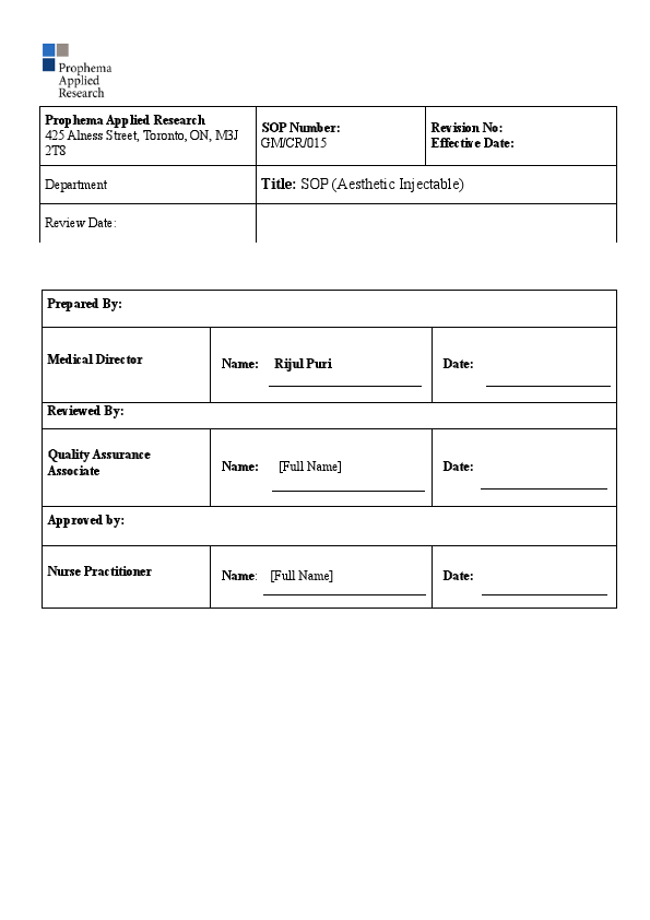 SOPs_Template Injectable.pdf