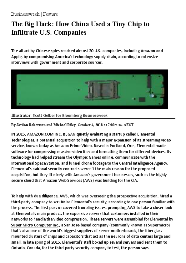 The Big Hack- How China Used a Tiny Chip to Infiltrate U.S. Companies - Bloomberg 2.pdf