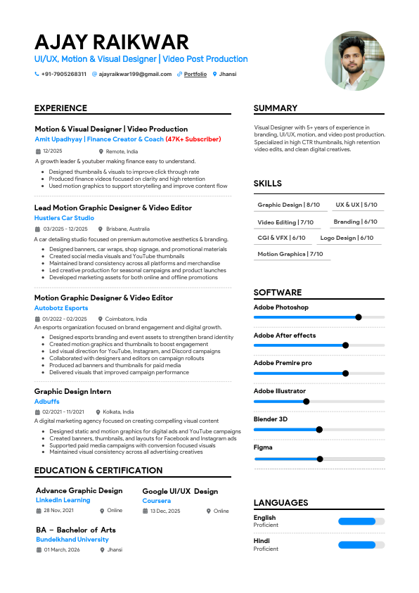 Ul:UX, Motion & Visual Designer Resume.pdf