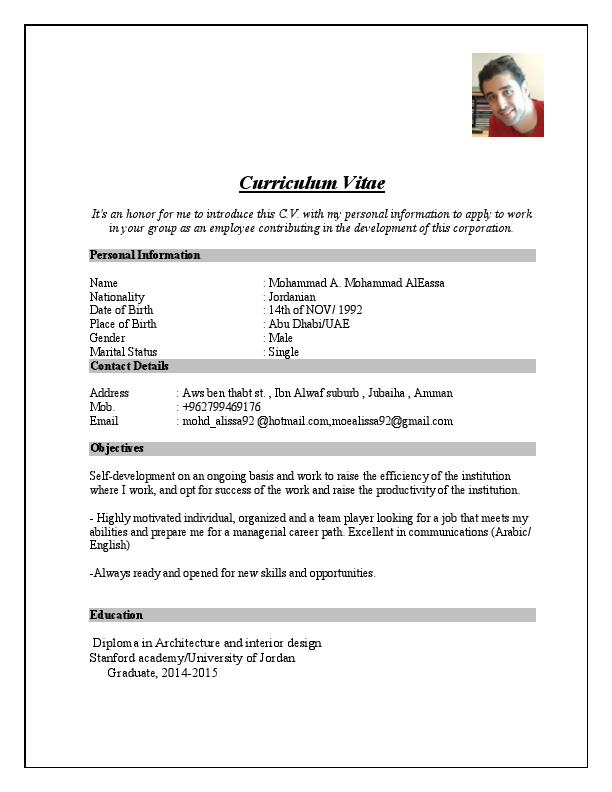 New cv mohammad112.pdf