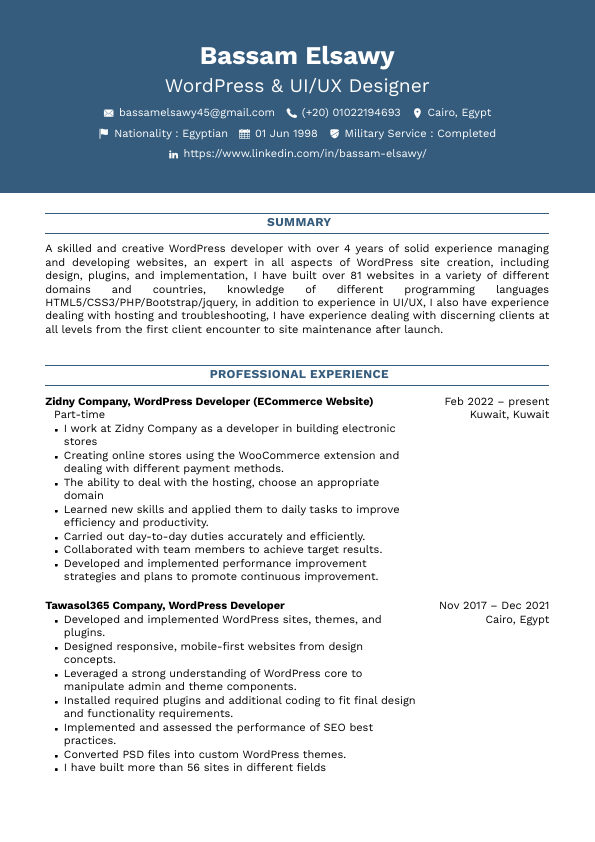Bassam Samir & WordPress Developer.pdf