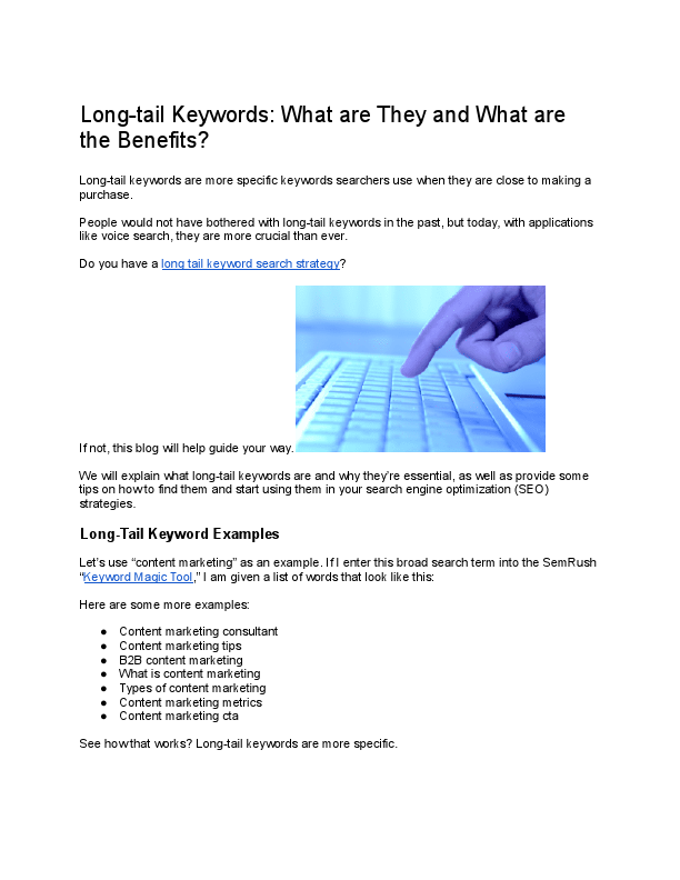 Long-tail Keywords_ What are They and What are the Benefits (1).pdf