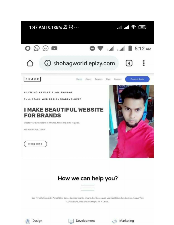 I will make beautiful wordpress website for your niches business or brand.pdf