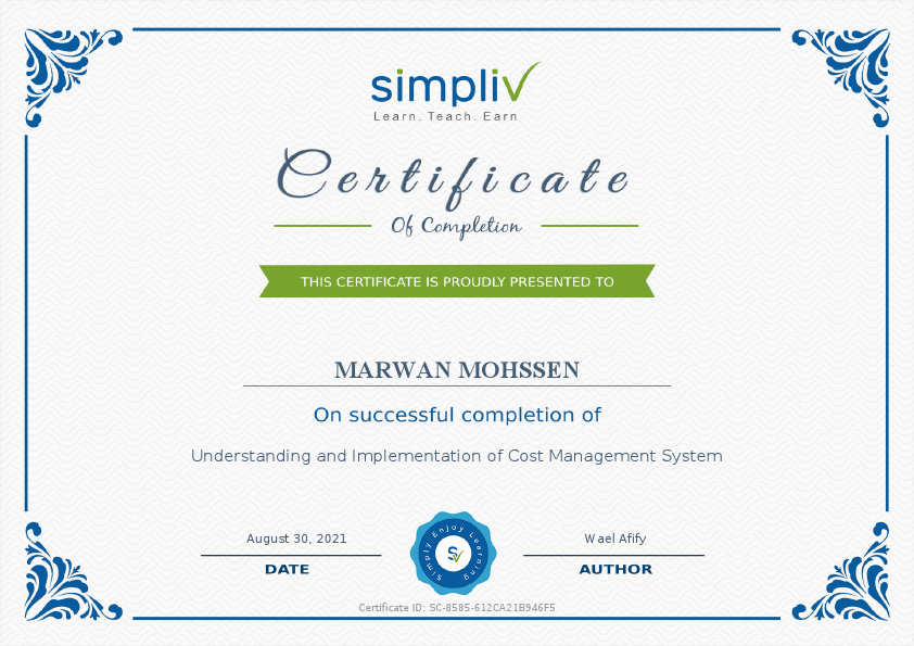 Cost Management system.pdf