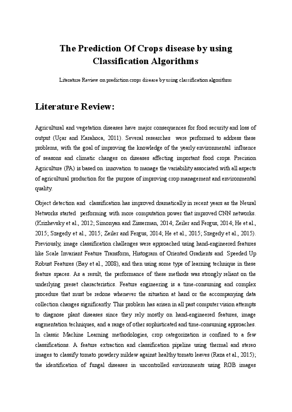 The Prediction Of Crops disease by using Classification Algorithms.pdf