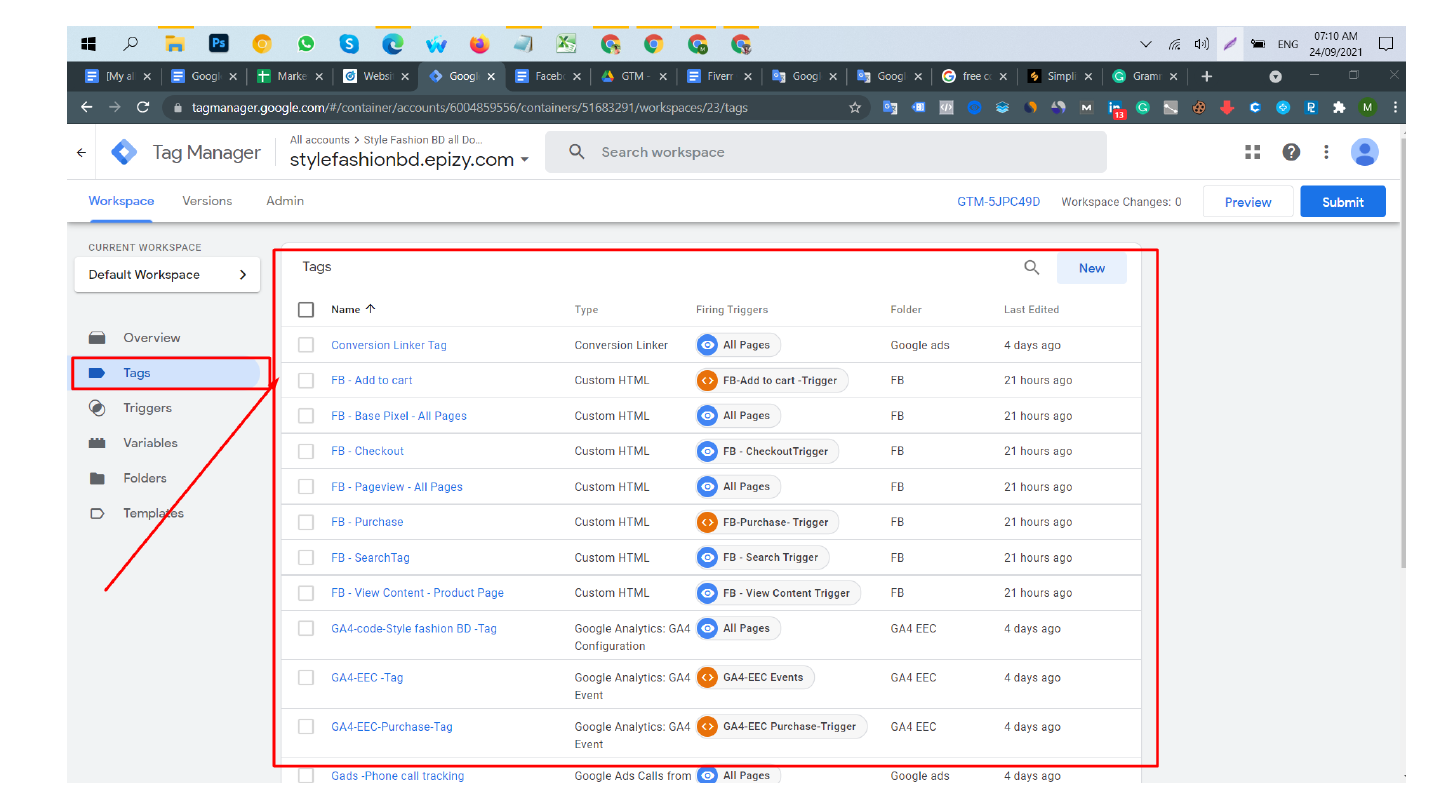 google ads conversion tracking,facebook pixel,ga4 ecommerce GTMkk.pdf