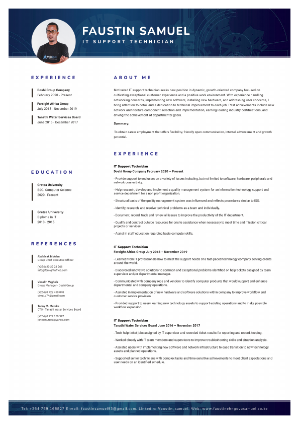 IT Support Technician Resume - Faustineh.pdf