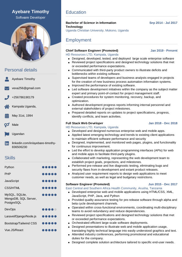 Resume Ayebare Timothy.pdf