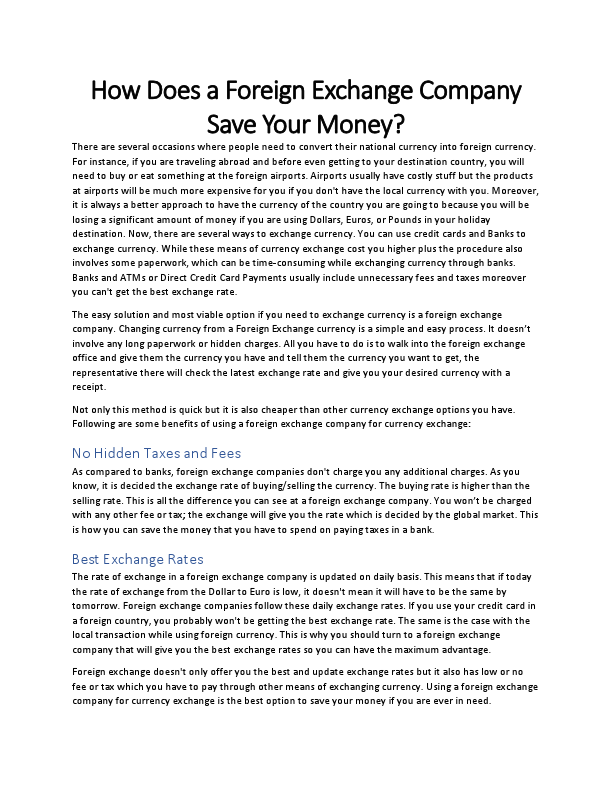 How Does a Foreign Exchange Company Saves Your Money-converted.pdf