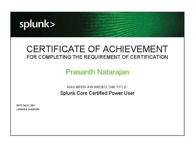 Splunk - 1002 Certified - Prasanth.pdf
