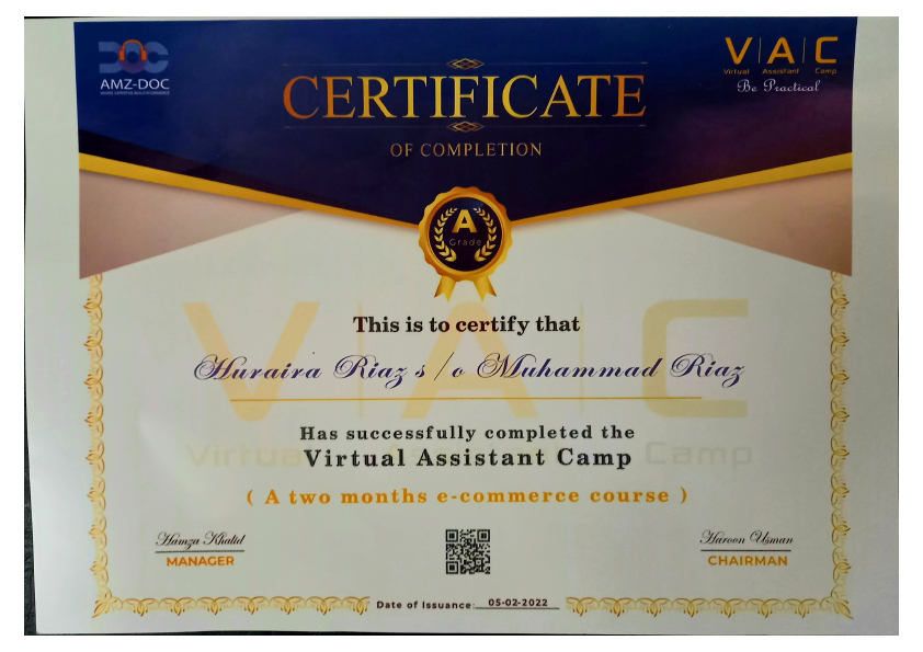 Certificate From Amz Doc.pdf