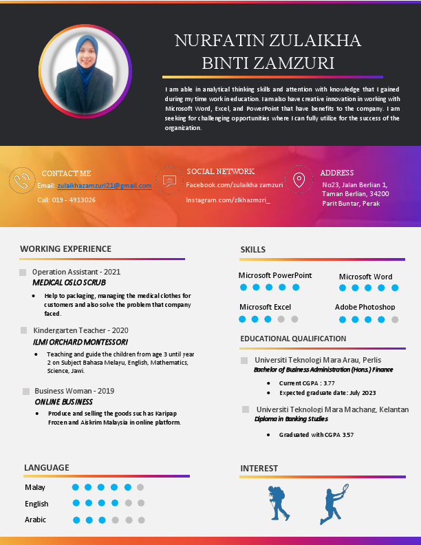 RESUME NURFATIN ZULAIKHA BINTI ZAMZURI.pdf