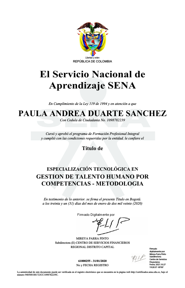 PAULA ANDREA SUAREA DUARTE - DIPLOMA - APOSTILLA.PDF 01-MAIL-Anexos Respuestas Internas - No.  - NIS.pdf