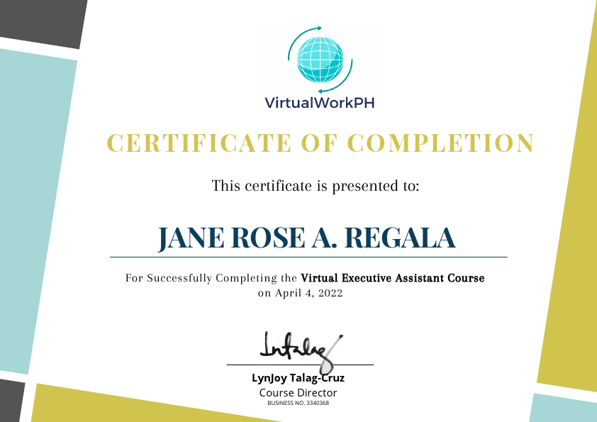 Virtual Executive Assistant CERTIFICATE.pdf
