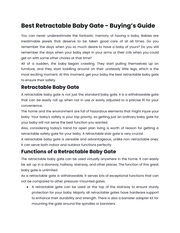 Best Retractable Baby Gate - Buying Guide plus 6 Product Reviews.pdf