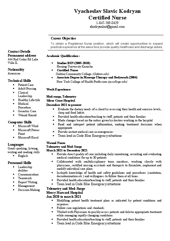 Slavic CV USA Nurse 1.pdf