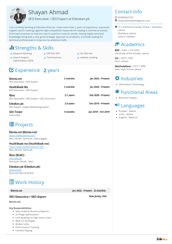 Shayan Ahmad SEO Resume.pdf
