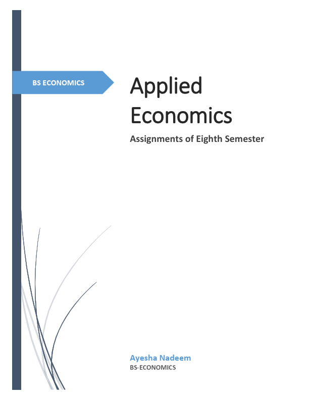 Applied Economics Assignment.pdf