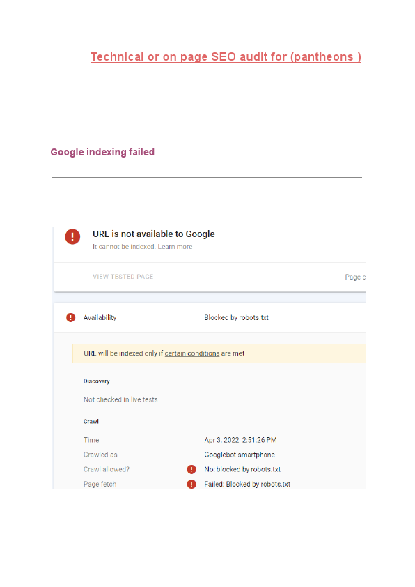 Technical or on page SEO audit for (pantheons ).pdf