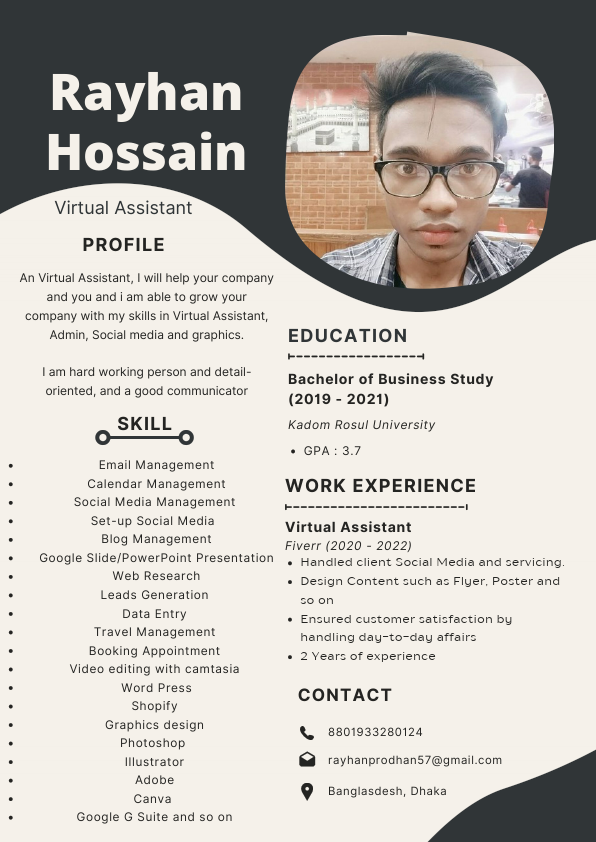 Resume for Virtual Assistant.pdf