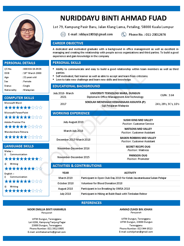 Resume Nuriddayu Ahmad Fuad.pdf