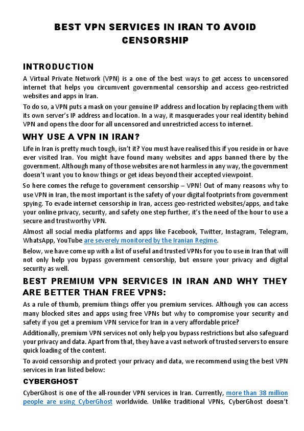 Best VPN Services in Iran to avoid Censorship.pdf