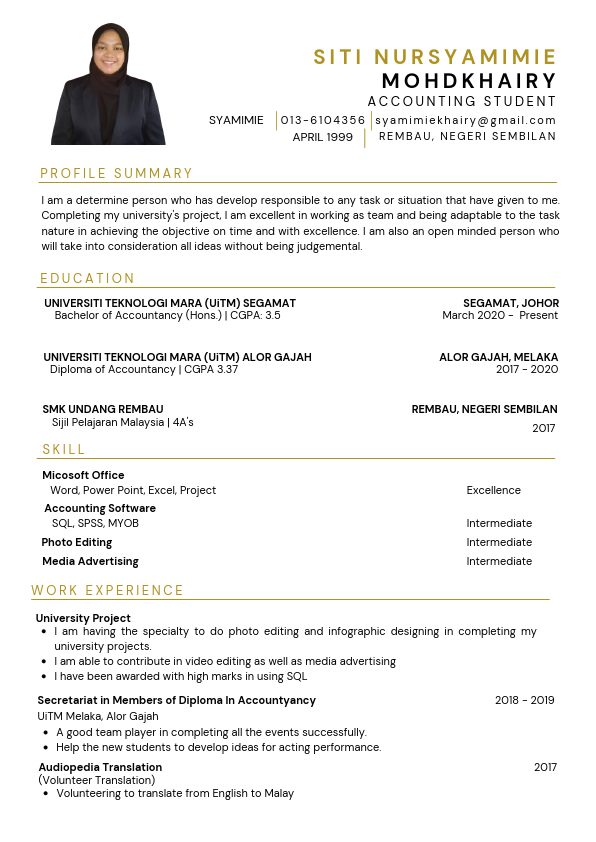 CV GENERAL SITI NURSYAMIMIE.pdf