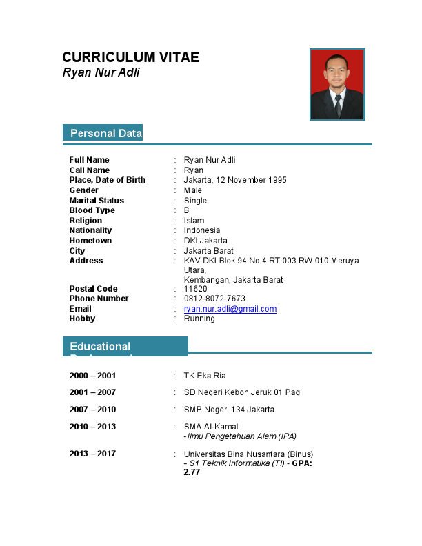 CV Ryan Nur Adli.pdf