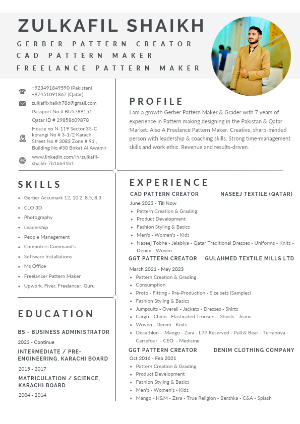 Zulkafil Resume Gerber Pattern Maker.pdf