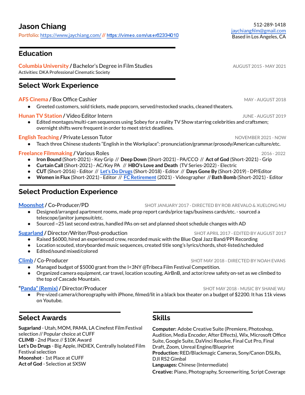 Filmmaking Resume 2022 - Google Docs.pdf