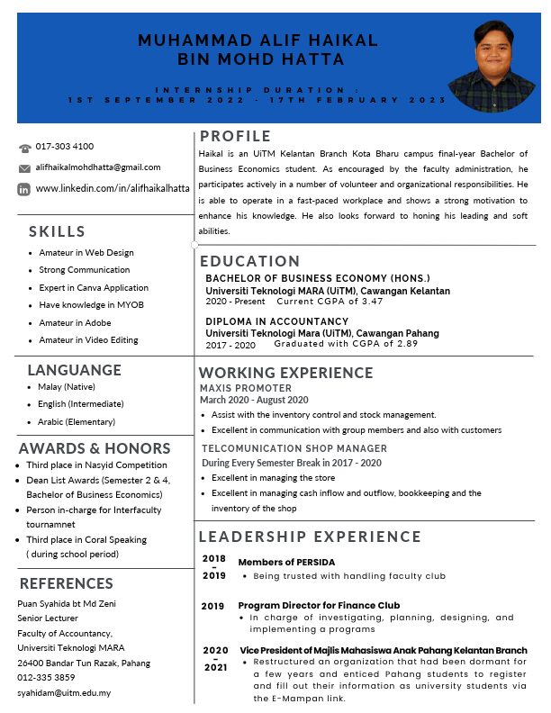 RESUME MUHAMMAD ALIF HAIKAL BIN MOHD HATTA.pdf