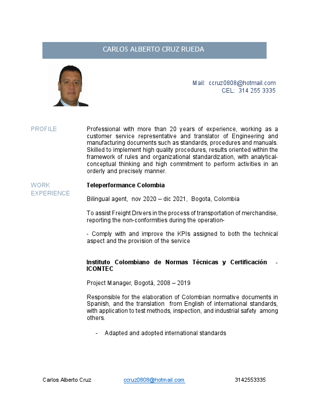 Resume, Translations, Carlos Cruz.pdf