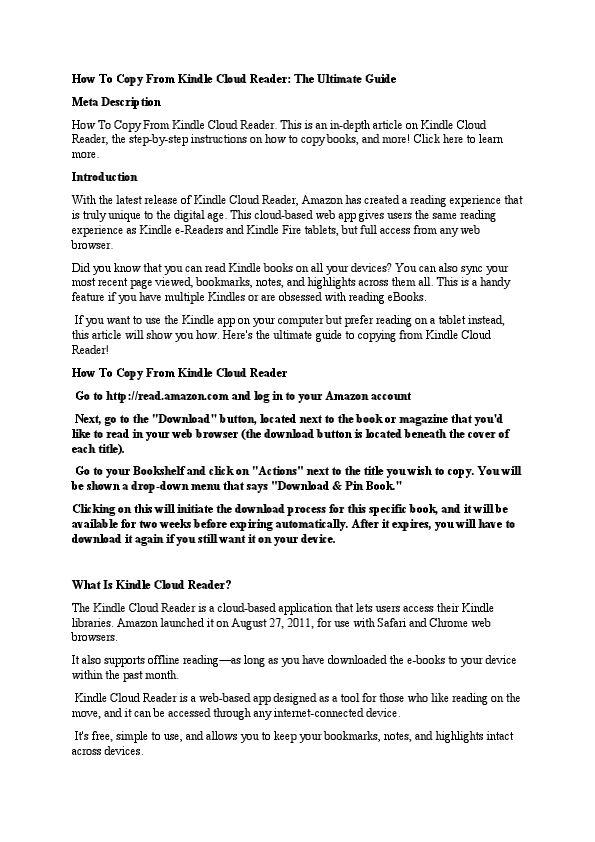 How to copy from kindle cloud reader.pdf