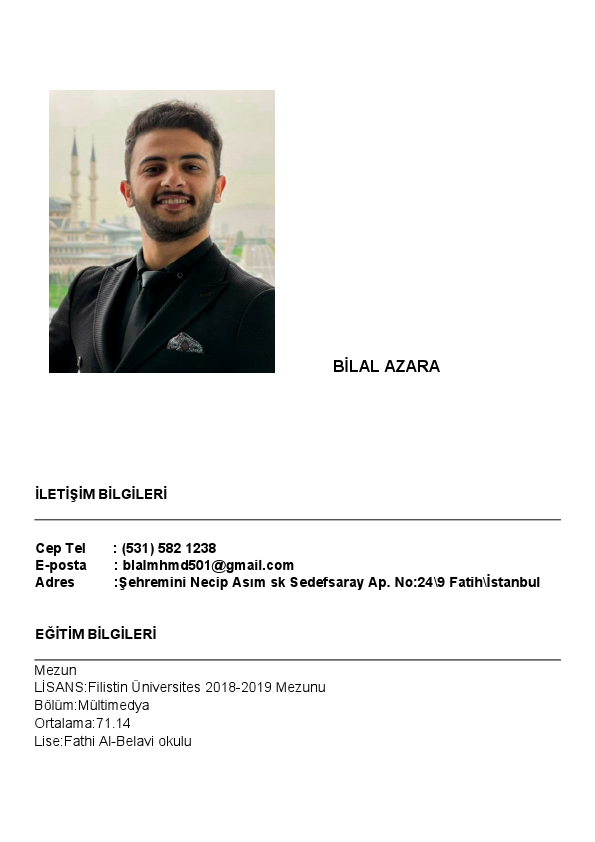 Bilal Azara CV soon.pdf