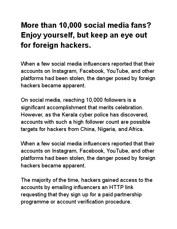 Foreign Hackers are now targetting Influencers..pdf