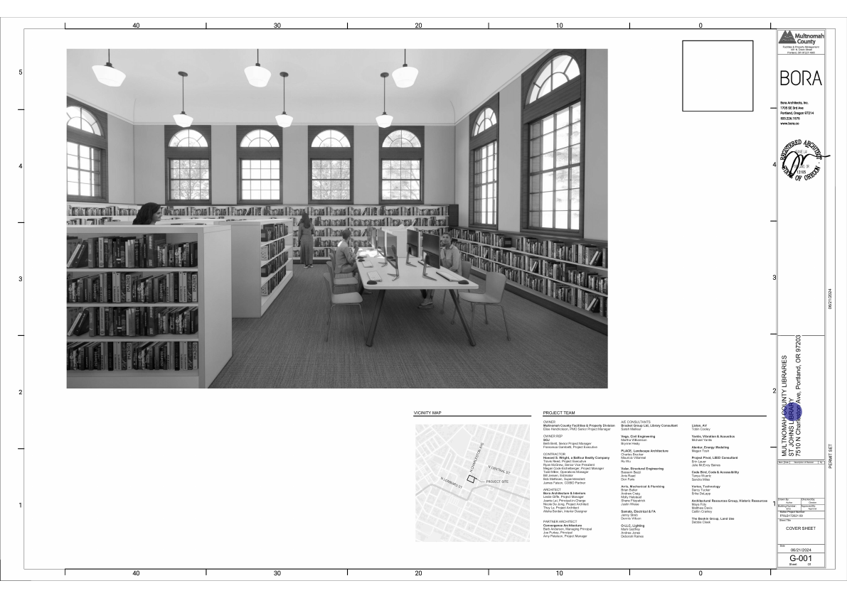 MARKUPS - MULTNOMAH COUNTTY LIBRARIES ST JOHNS LIBRARY 7510 N Charleston Ave, Portland, OR 97203.pdf