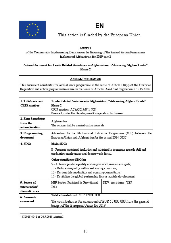 logfram example _aap-financing-afghanistan-annex1-c-2019-8176_en.pdf