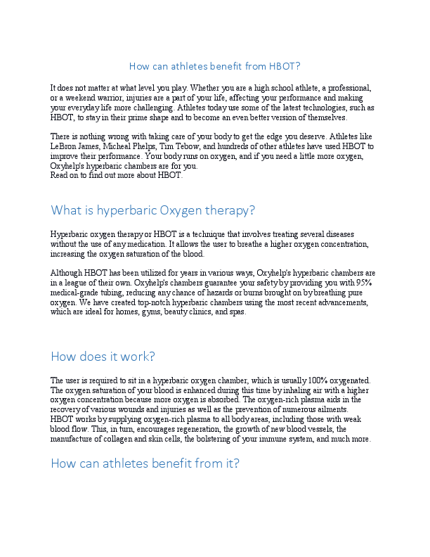 How can athletes benefit from HBOT.pdf