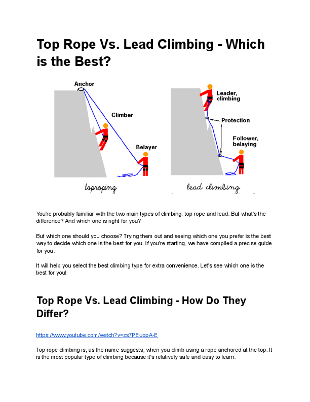 Top Rope Vs Lead Climbing - Which is the Best.pdf