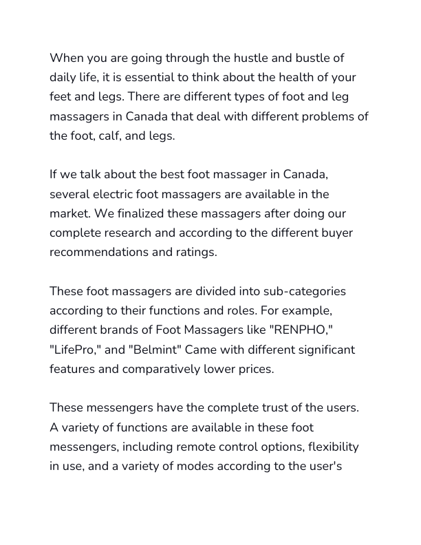 Best foot massager in Canada.pdf